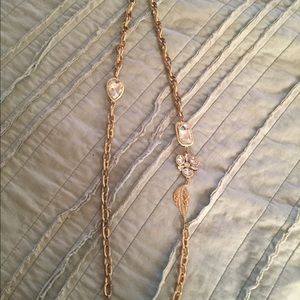 24” gold statement necklace